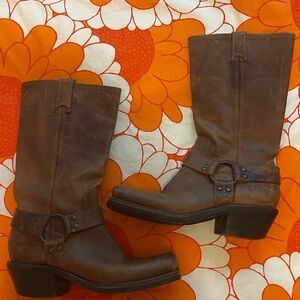 BCBGirls Moto Boots Brown Vintage 7